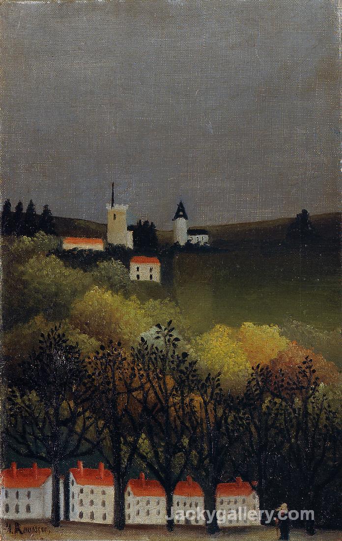 Landscape by Henri Rousseau paintings reproduction